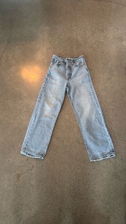 Levis Light Wash Wide Leg Jeans