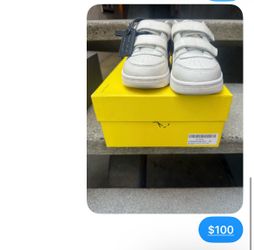 Authentic Kids off white sneakers