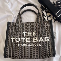 Marc Jacobs  The Monogram Small Tote Bag With Shoulder Strap & Dust Bag