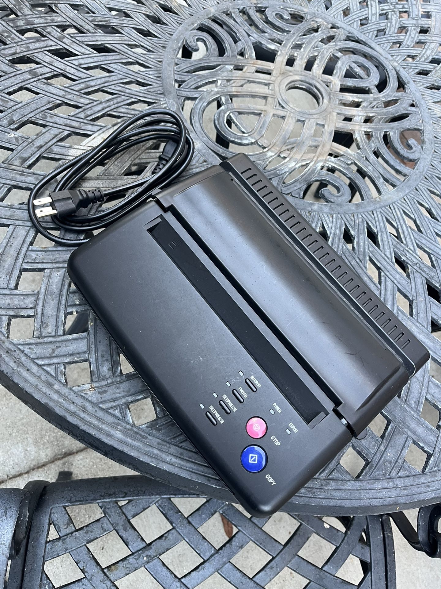 Tattoo Stencil Copier Printer