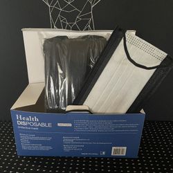 Black And White Face Mask Double Filter