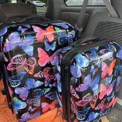 luggage suitcase set hardside spinner wheel