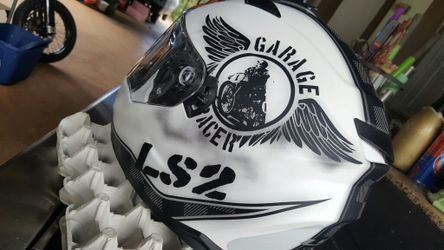 XL Ls2 garage racer helmet for Sale in Wahiawa HI OfferUp
