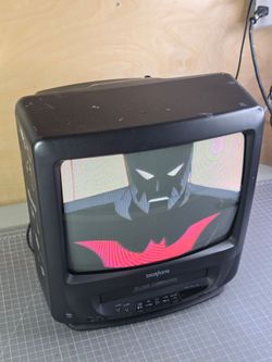 Broksonic CTSG-8118CTTC 13" CRT TV/VCR Combo - WORKS PERFECT LOOK READ Perfect for Retro Gaming N64 SNES NES...