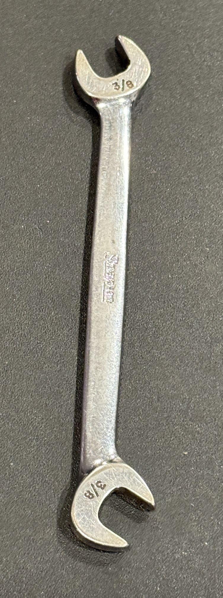 Snap-on 3/8” 4 way angled wrench VS12 made in USA. Owners marks on wrench