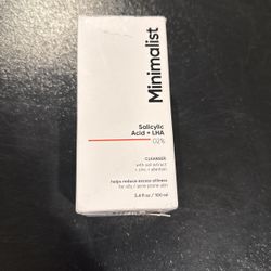 Minimalist salicylic acid + LHA 3.4 Fl Oz