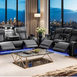 2 PC POWER RECLINING SOFA AND LOVESEAT NEW IN BOX