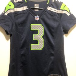 Nike On-Field Seattle Seahawks Russell Wilson Jersey Women’s Blue NFL Football