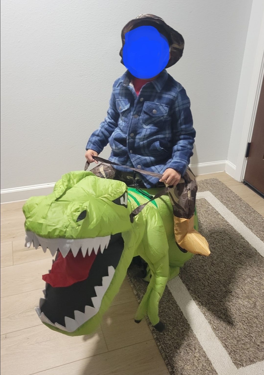 Kids Inflatable T-Rex Ride-On Dinosaur Costume for Sale in Houston, TX ...