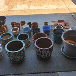 Large assortment Of Pots For Plants