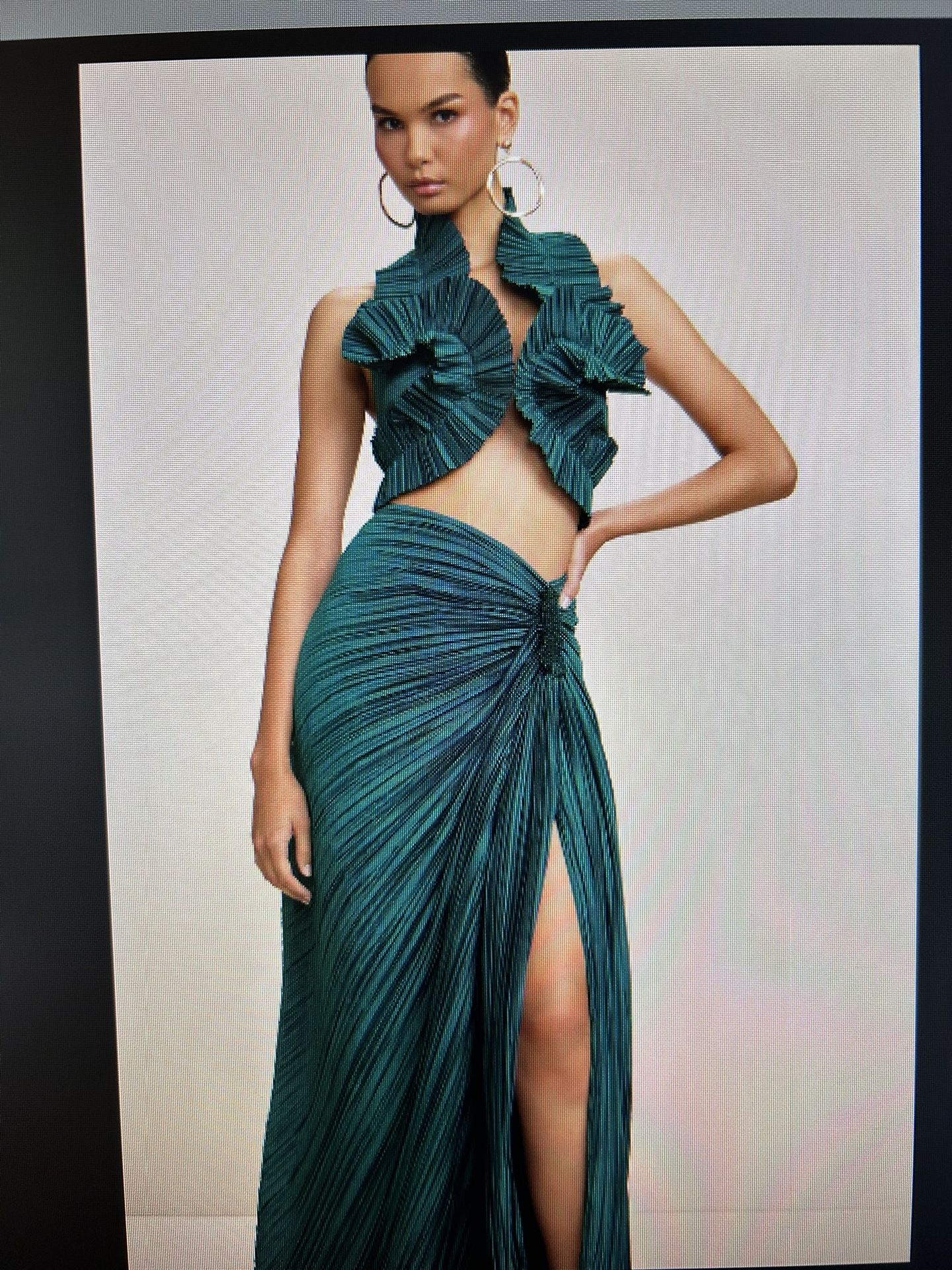 Cult Gaia - Sonoma Skirt / Adilia Top Set - Seamoss Color