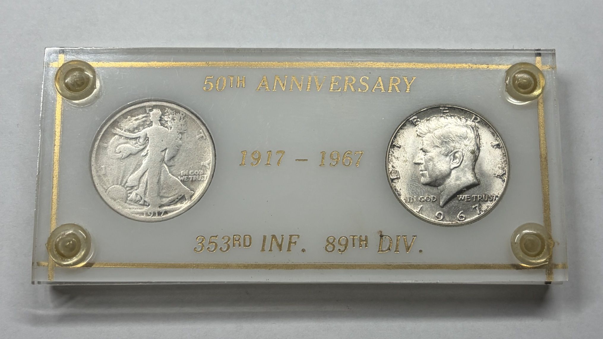 Silver Half Dollar U.S. Army 50th Anniversary Coin Set