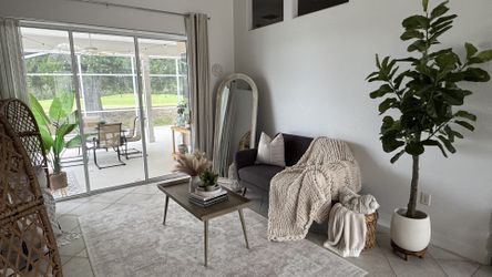 Full Length Solid Rustic Wood Distressed White Mirror