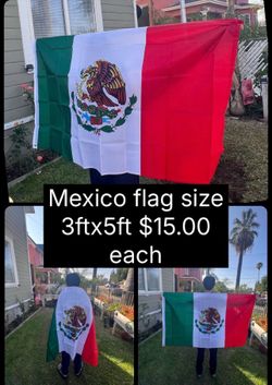 Mexico flag size 5’x3’