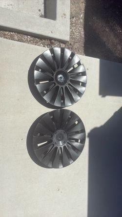 Tesla Turbine Wheel Covers – Set of 2 size 18” in