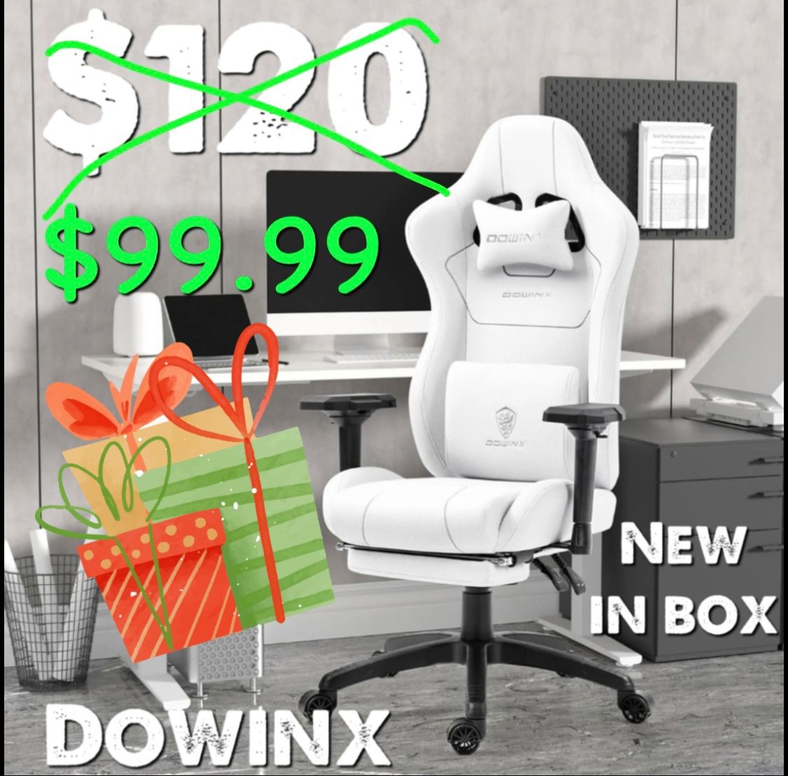 DOWINX GAME OFFICE CHAIR NEW IN BOX