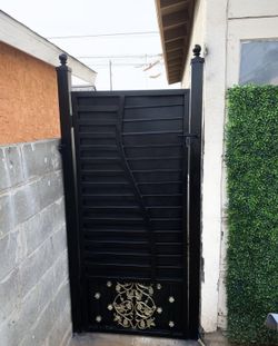 modern metal door