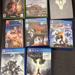 Video Games – Xbox One, PS4 & Switch