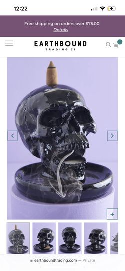 Skull Incense Burner