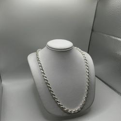 Sterling Silver Rope Chain