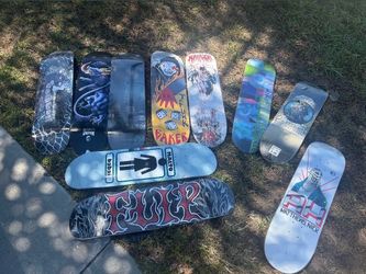 Pro skateboard decks