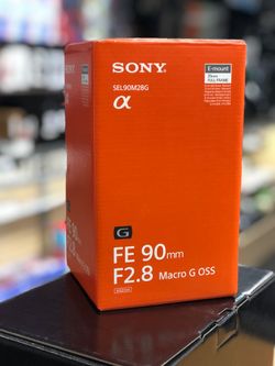 Sony FE 90mm f/2.8 Macro G OSS Lens