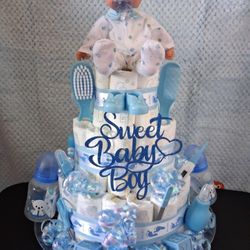 Its A Boy Diaper Cake 