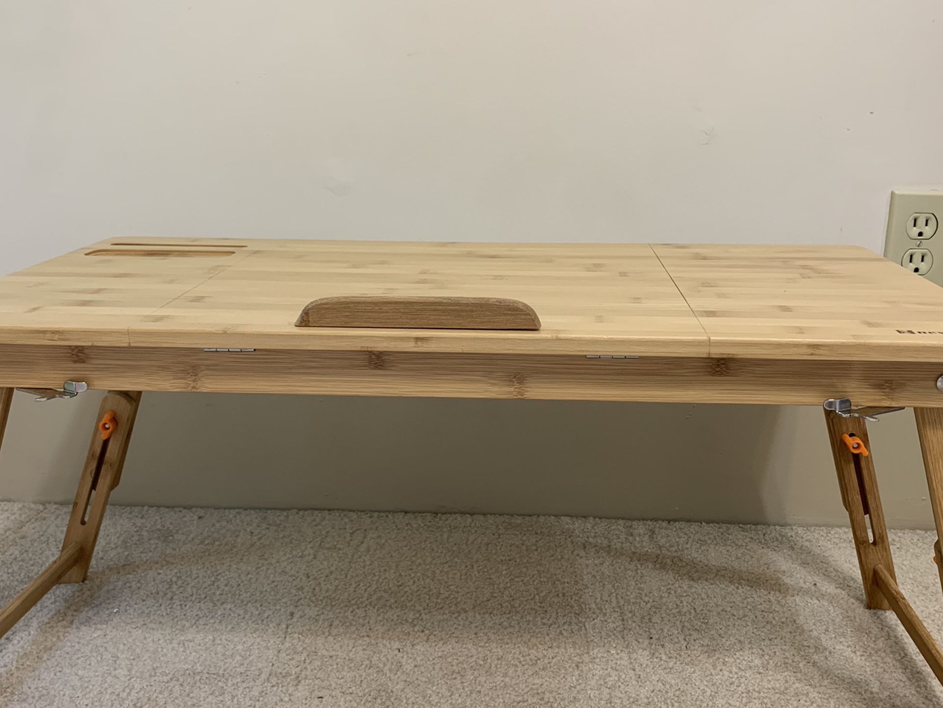 Bamboo Adjustable Laptop Table