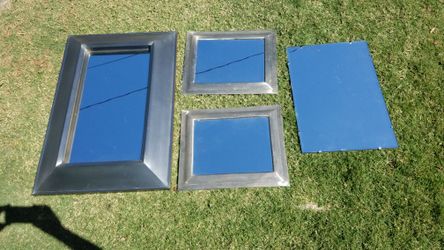 Unique steel mirror collection