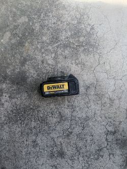 DeWalt battery