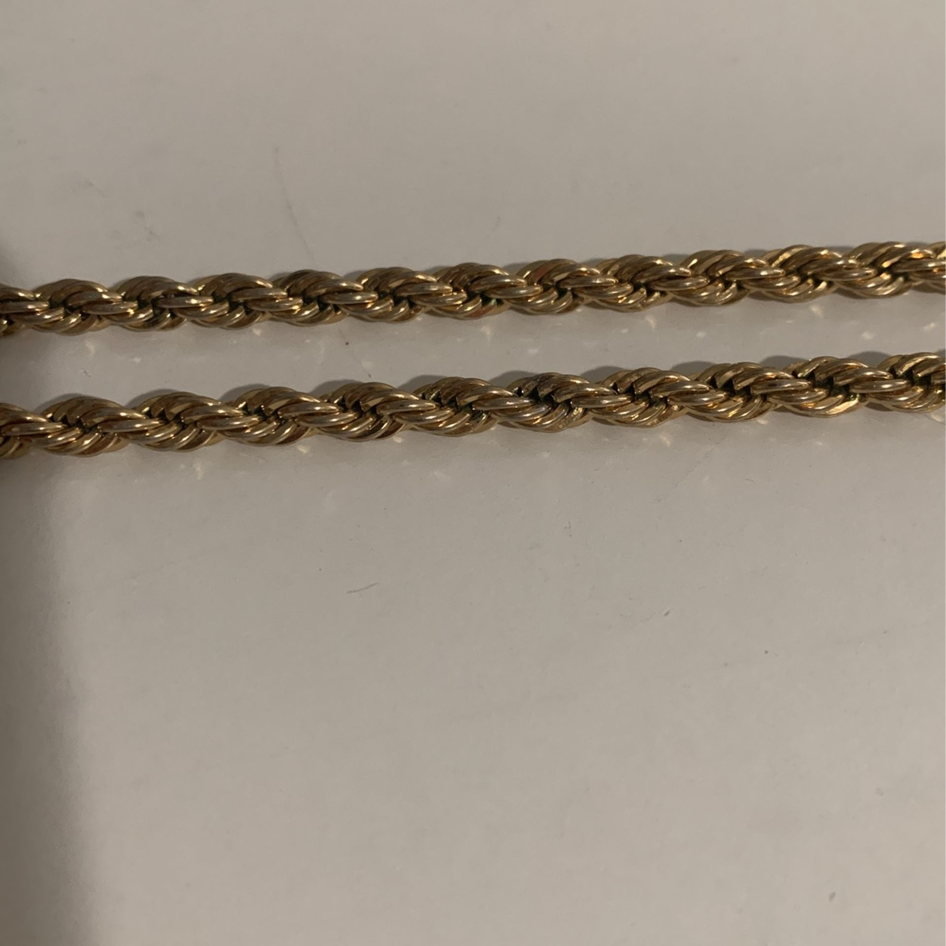 Fake Gold(vintage Monet Rope Necklace)
