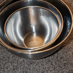 Stainless Steel mixing Bowl With Silicone Base 