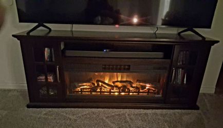 Electric Fireplace TV Stand Console