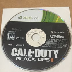 Call of Duty: Black Ops 2 II (Microsoft Xbox 360, 2012) Disc Only, Tested