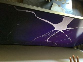 damaged 75” Roku TV