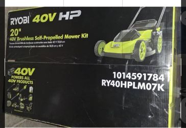 Ryobi 40V HP 20" Brushless Self-Propelled Mower Kit