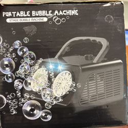 Portable Bubble Machine (Has Cord Option & Battery Option)