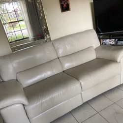 Leather Sofa 