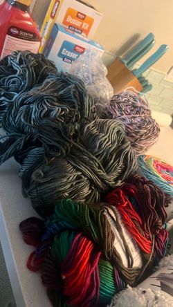 Mixed Lot of Yarn Skeins