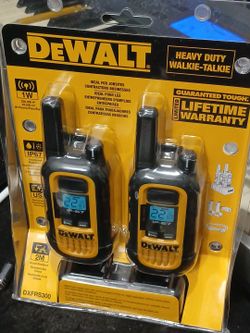 DeWalt DXFRS300 Heavy Duty Walkie-Talkie 2-Pack