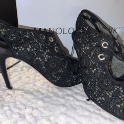 Black Lace Booties 37/7