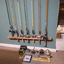 Antique Rods and Reels and Lures.