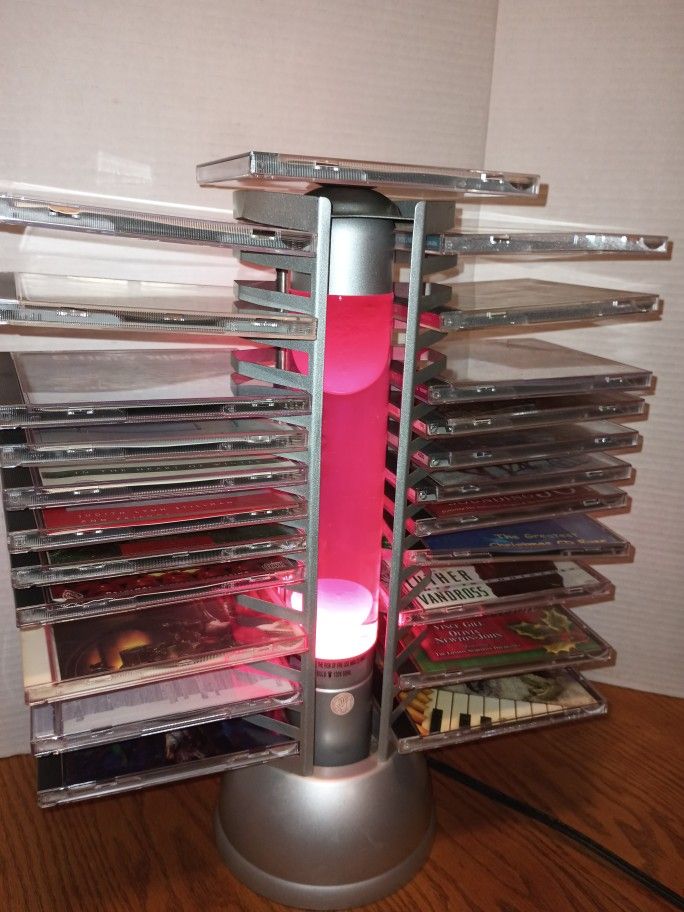 Very Rare Vintage Find Original 1970 Lava Lamp CD / Cassette Holder