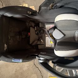 car seat with base