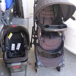 Graco Outspace Travel Systems Roller And Car Seat