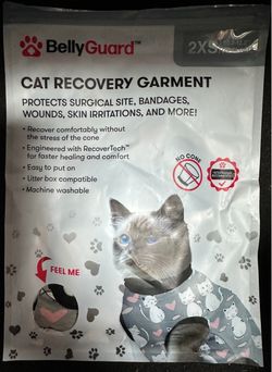 BellyGuard pet garment multi color cat prints