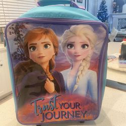 Anna Elsa Frozen Kid Suitcase - Carry On Luggage 