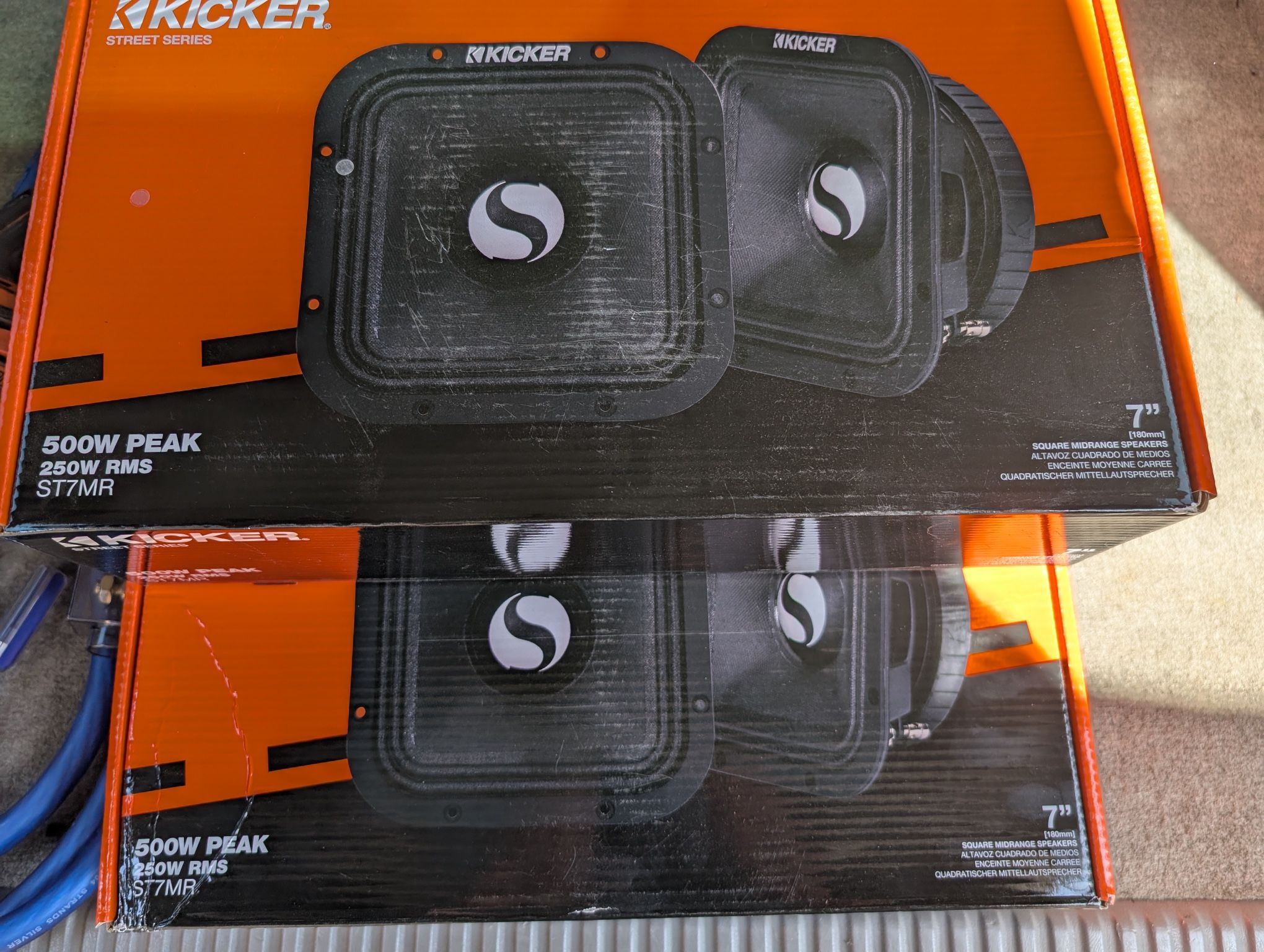 NEW 4 Kicker Street Series 7” Midrange Speakers