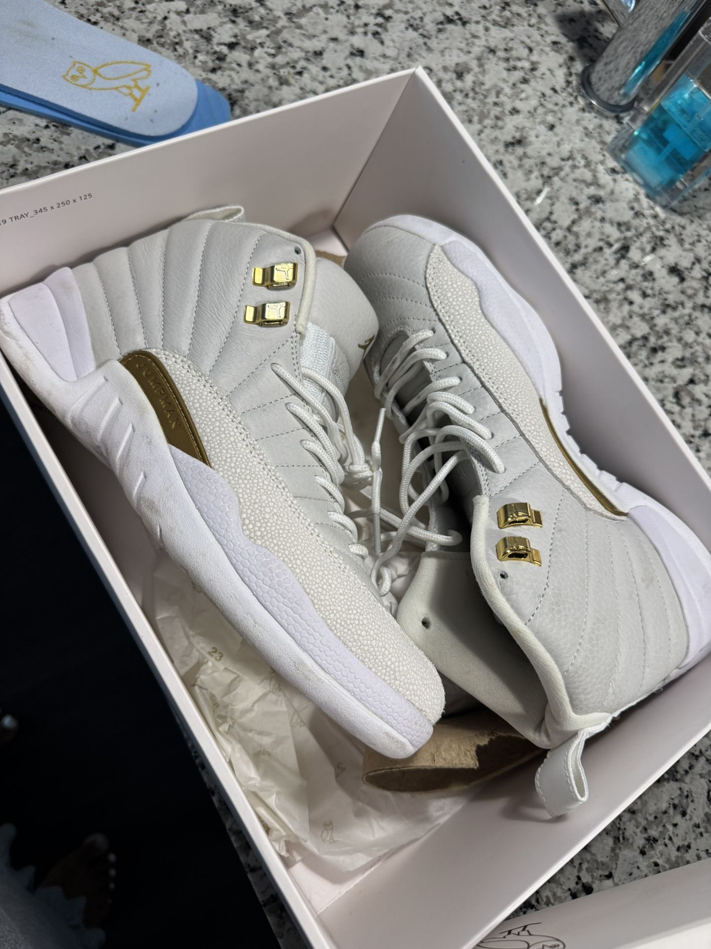 Shoe Ovo X Air Jordan X Xii Air Jordan 12 Ovo White Wallpaper OVO