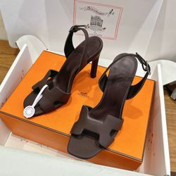 Hermes Women’s Heels With Box 2026 New